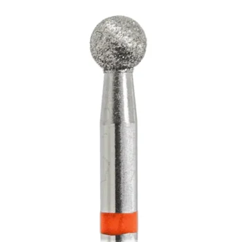 Διαμαντόφρεζα μπίλια κόκκινη 3.5 mm - frezes-manipedi.com