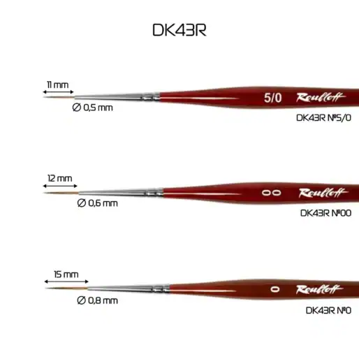 Πινέλο Roubloff DK43R - frezes-manipedi.com